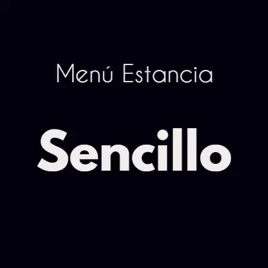 Menú Sencillo